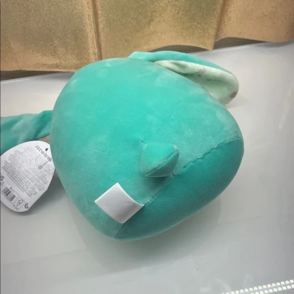 Squishmallow Teal Bunny Plush - Picture 5 of 7